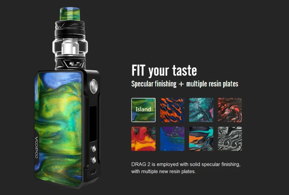 VOOPOO, 2 комплекта с батареей, 177 Вт, коробка, мод, смола, набор, вейп, электронная сигарета с UFORCE T2, бак U2, N3, сетка, катушка, электронные сигареты