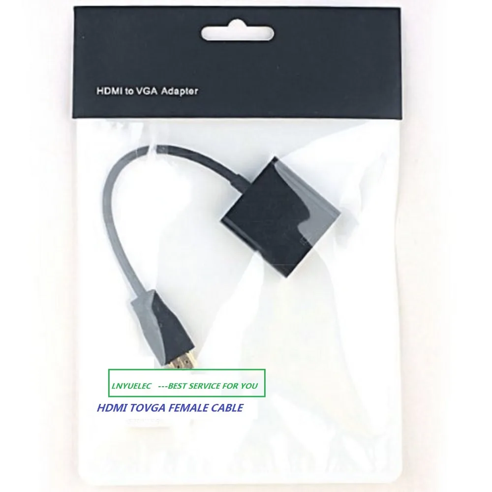 Переходник с hdmi на vga для ноутбука переходник видеопроектора кабель штырь гнездо