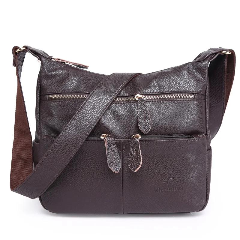 2020 Fashion Women Messenger Bags COMPOSITE GENUINE LEATHER Women's Handbag Bag Vintage Ladies Tote Crossbody Shoulder | Багаж и сумки