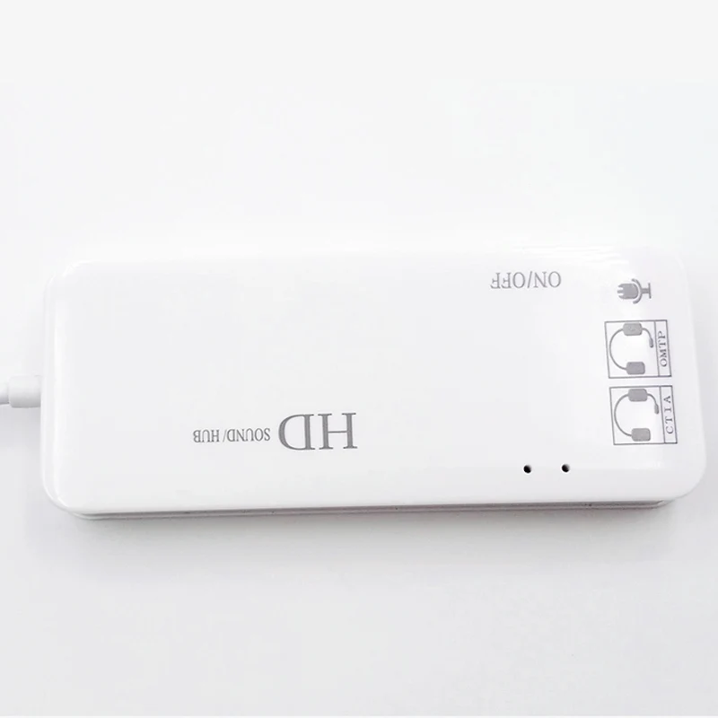 USB 2.0 Splitter 3 ports HUB to 7.1 External Sound card Headphone sound adapter Mic | Компьютеры и офис