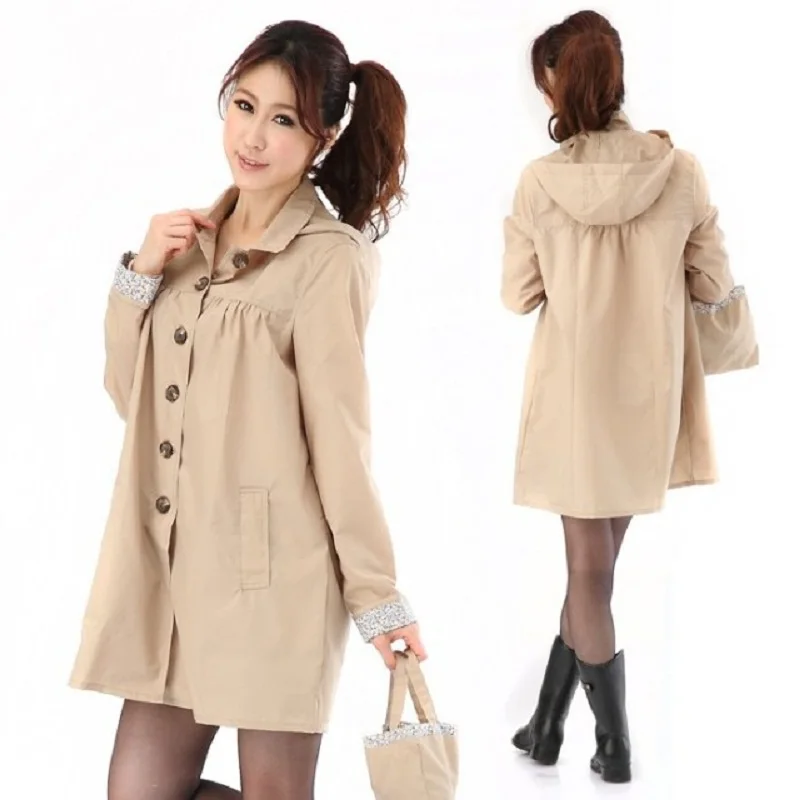 Дождевик непромокаемый Женский стильный дышащий водонепроницаемый плащ модная