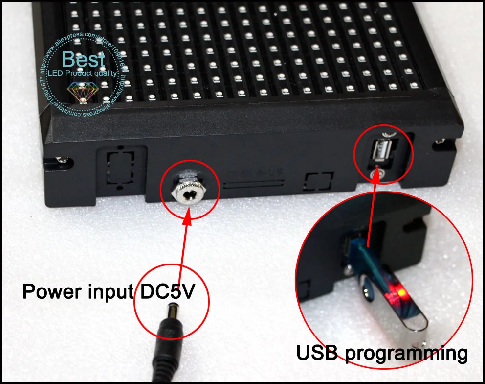 P10 светодиодный знак светодиодный дисплей RGB модуль, изменения по английскому языку, разные цвета; Программируемые светодиодный знаки, H7." x W40"