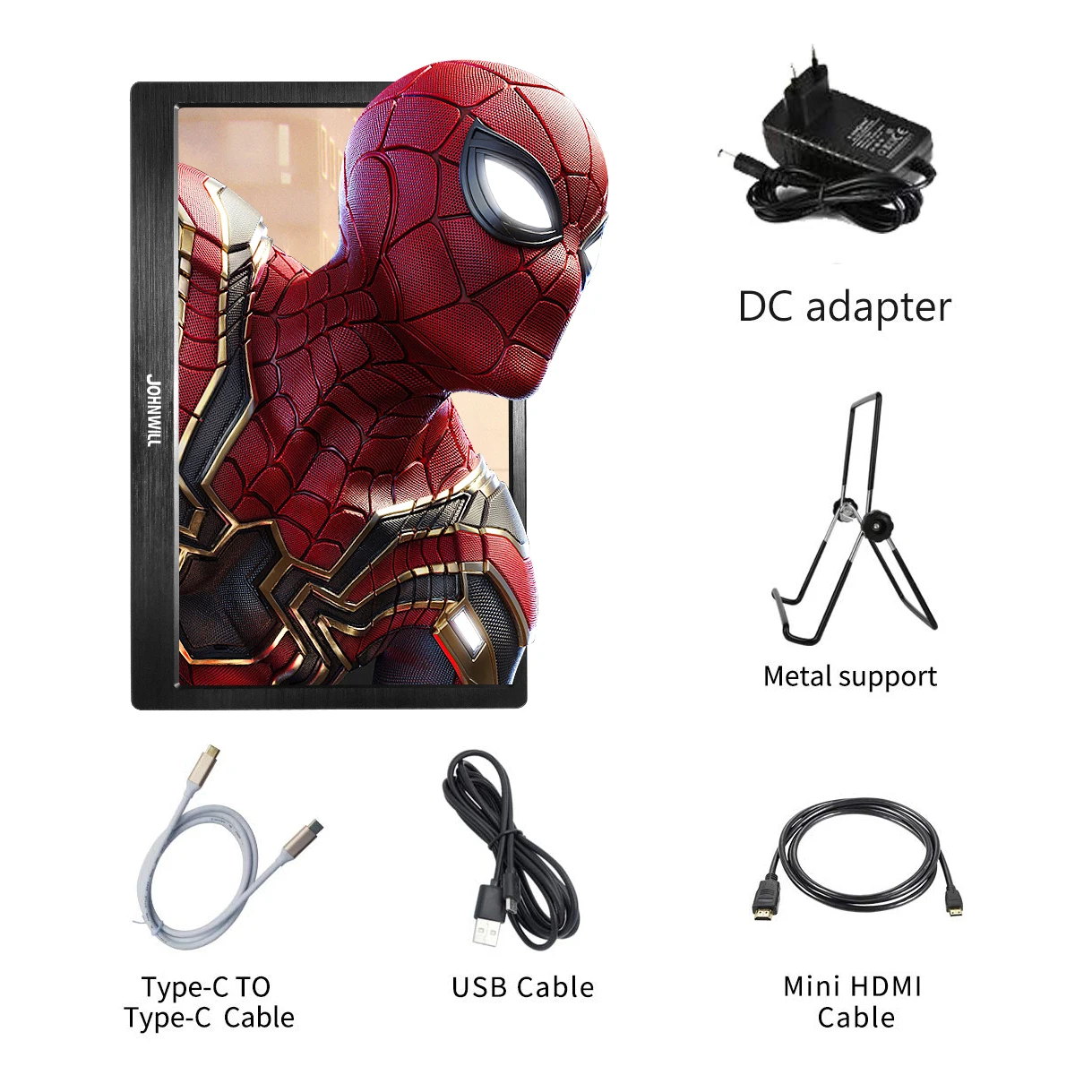 18.4 4K monitor 18,4 дюймов ips type-C 4K 3480*2160 портативный Экран для переключения PS4 Pro Xbox 60 Гц HDMI HDR монитор ПК ноутбук 17," игровой монитор - Цвет: 18.4 4K monitor