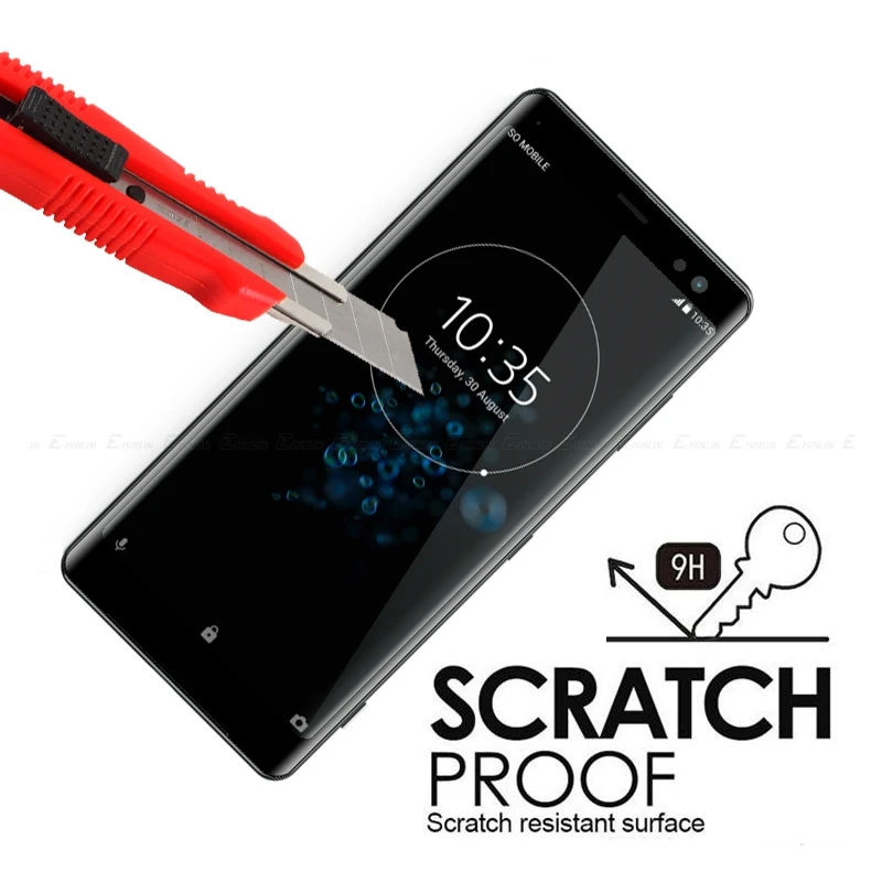 3D закругленные края полное покрытие закаленное стекло для Sony Xperia XZ3 XZ2 XZ1 Compact Premium