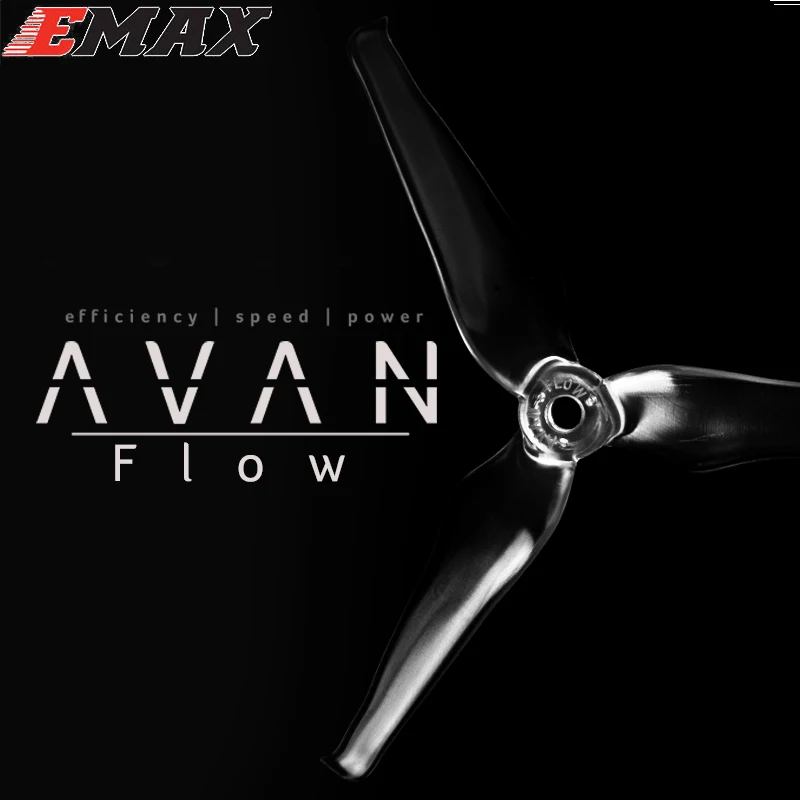 20 шт. EMAX AVAN Flow 5x4 3x3 мм 5 дюймов 3 Лопасти пропеллер 5CW 5CCW для радиоуправляемого дрона