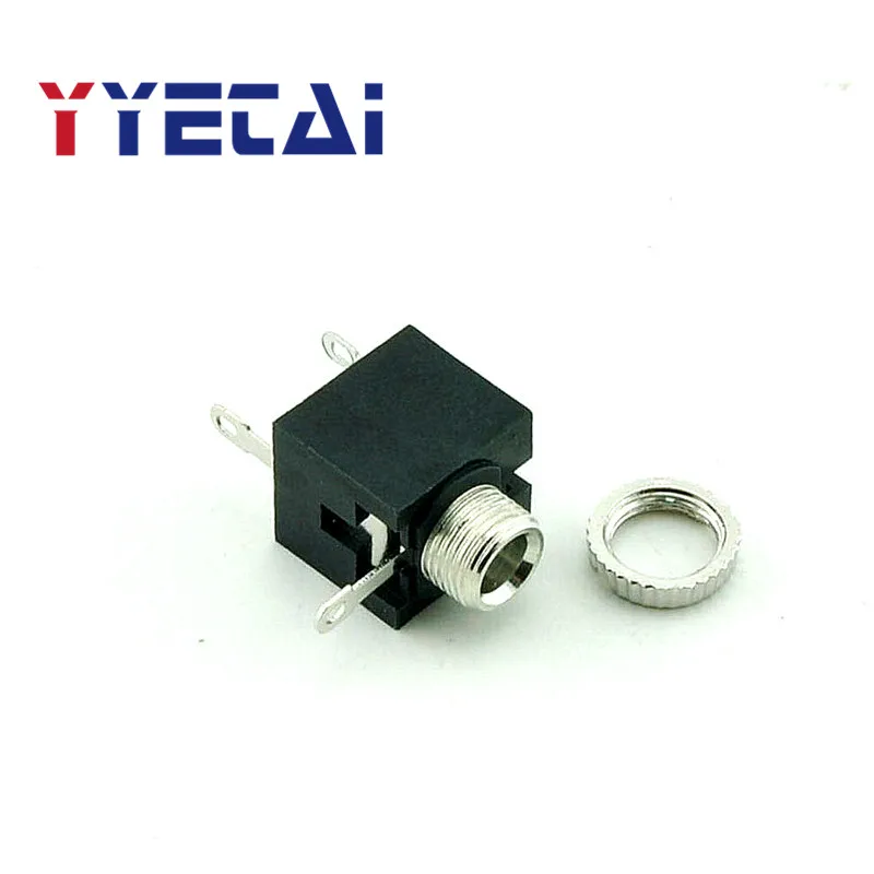 

NEW 3.5MM Headphone Jack Audio Jack PJ-301M Mono with Threaded Nut PJ301M