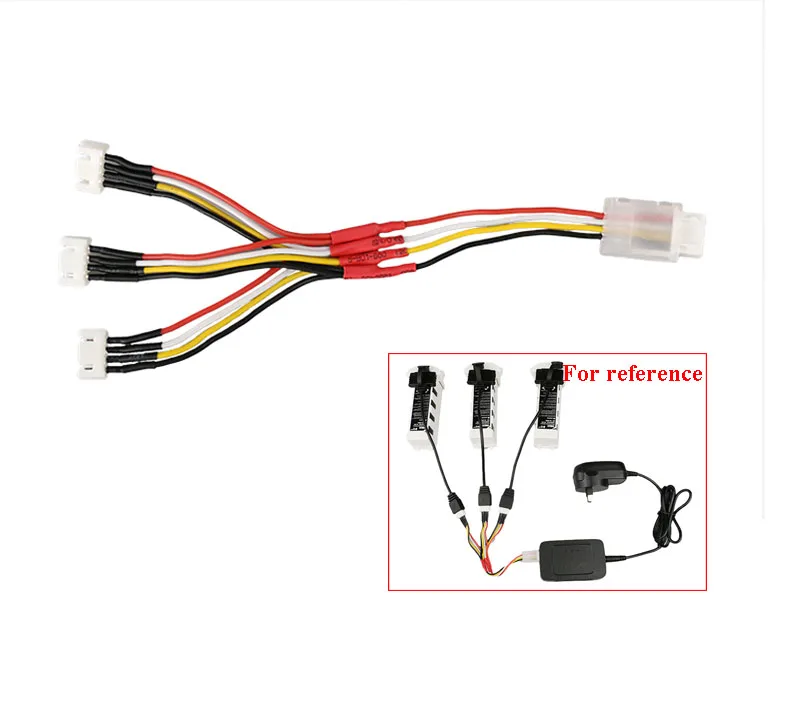 3 шт. тройной в 1 аккумулятор параллельный кабель питания Зарядка проводка баланс