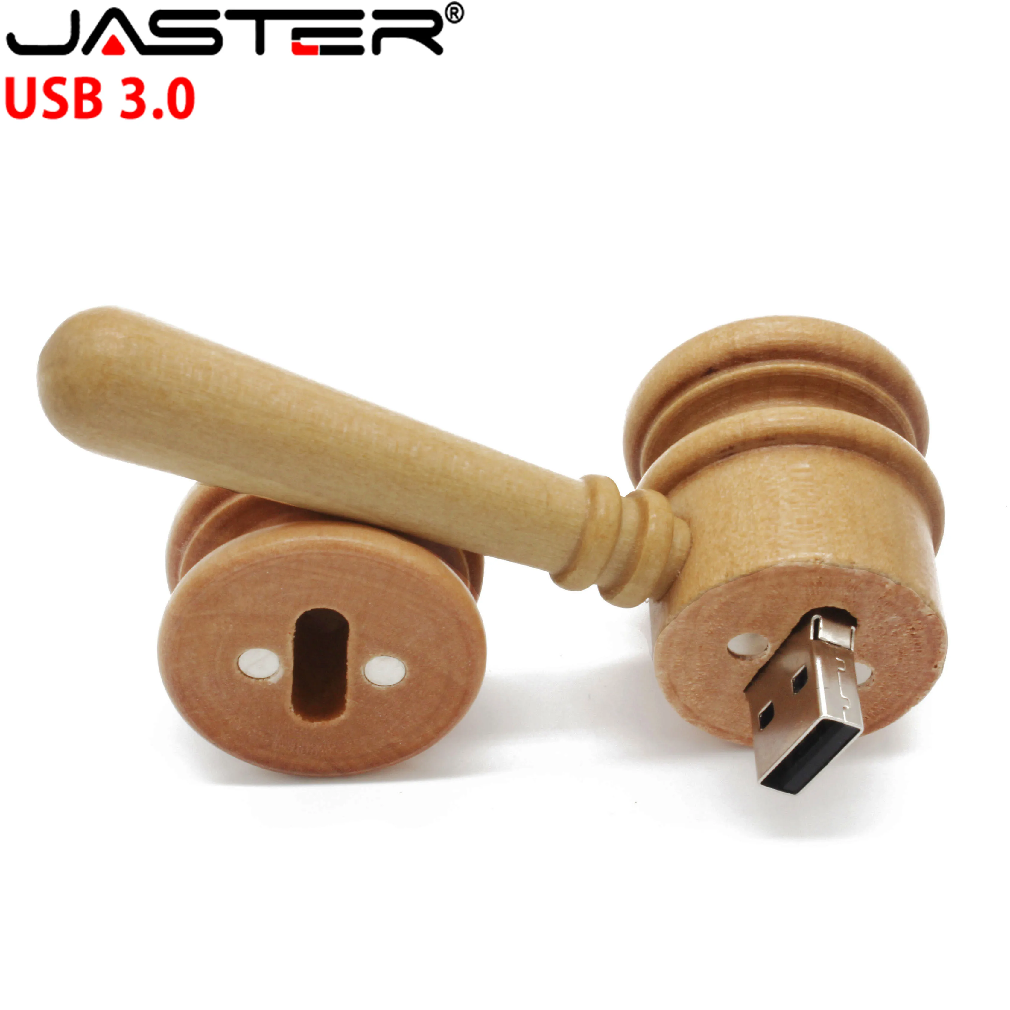 USB флеш-накопитель JASTER 3 0 с деревянным молотком 4 ГБ 8 16 32 64 | Компьютеры и офис