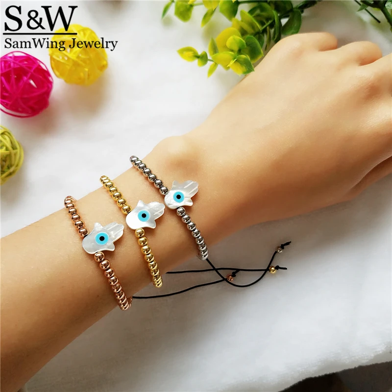 Браслет Хамса из 100% натуральной перламутровой 10 шт.|charm bracelet|mother of pearl braceletbracelet charms