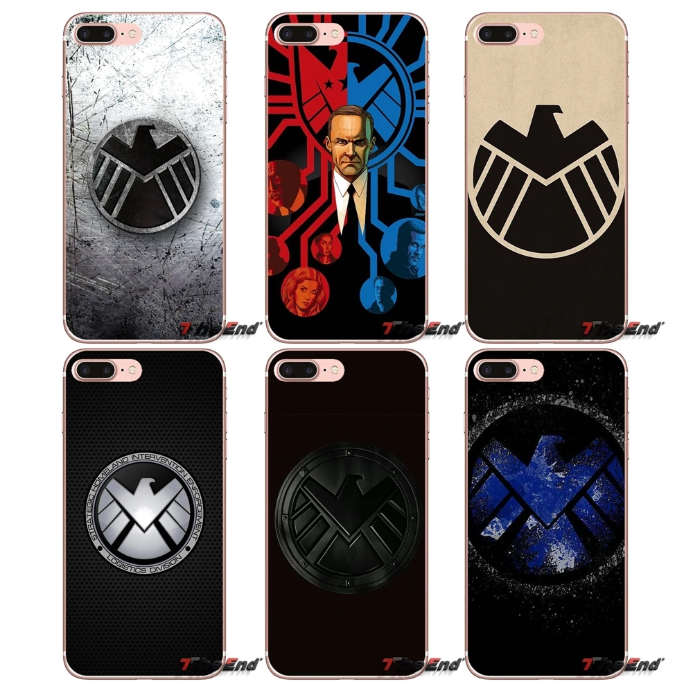 Чехол с логотипом Marvel s.h.i.e.d агенты для Xiaomi Redmi 4 3 3S Pro Mi3 Mi4 Mi4i Mi4C Mi5 Mi5S Mi Max Note 2 4|note