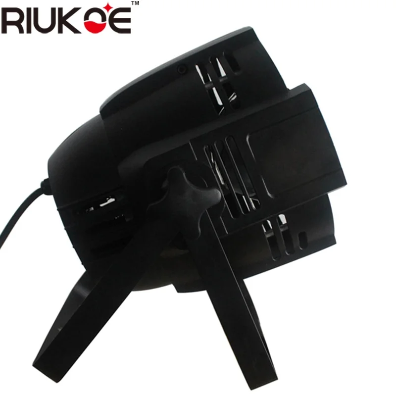 RIUKOE теплый белый 100 Вт/200 Вт cob led par can dmx светильник с дверью амбара для дискотеки