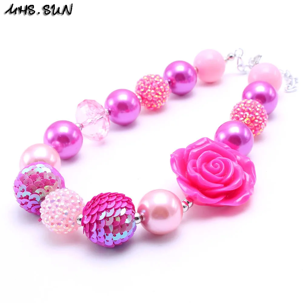 2 шт. детское ожерелье из жвачки пузыря|bubblegum necklace|chunky bubblegum necklacechunky bead necklace |