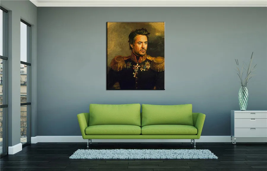 Robert Downey Jr King Canvas Painting Living Room Home Decor Modern Mural Art Oil Painting#79 | Дом и сад