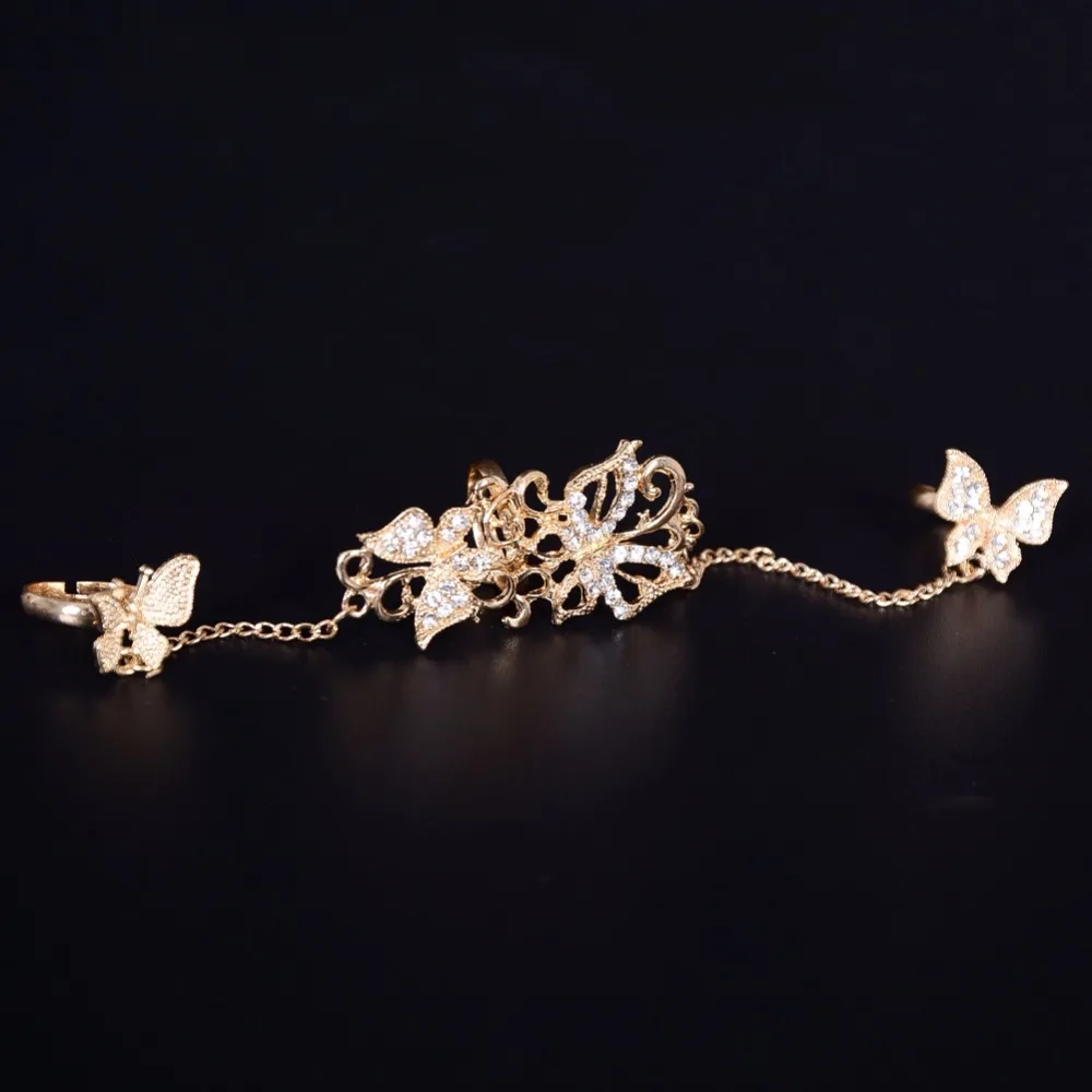 Многослойный женский браслет с кисточками на жгуте пальцев кристаллами цветами