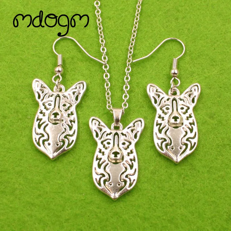 Ювелирные наборы Mdogm с валлийскими корги собаками животными ожерелье висячие