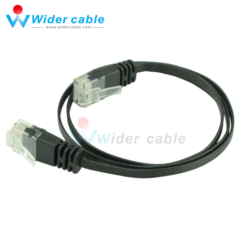 5 шт. 2ft короткий Ethernet Lan кабель черный RJ45 к тонкий Медный 8P8C сетевой Cat6 | Компьютеры