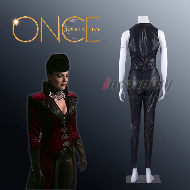 Маскарадный костюм Once Upon a Time злой королевы реджины на хэллоуин изготовленный