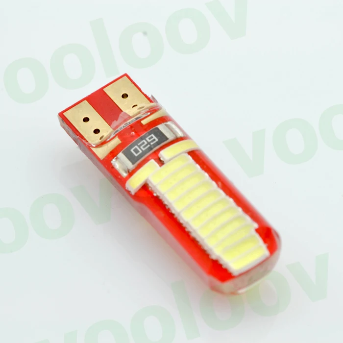 1x Распродажа супер яркий LED T10 canbus 24 SMD 4014 Автомобильный свет DC 12V w5w Авто cob зазор