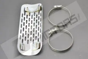 Бесплатная доставка хромированный чехол для выхлопной трубы мотоцикла