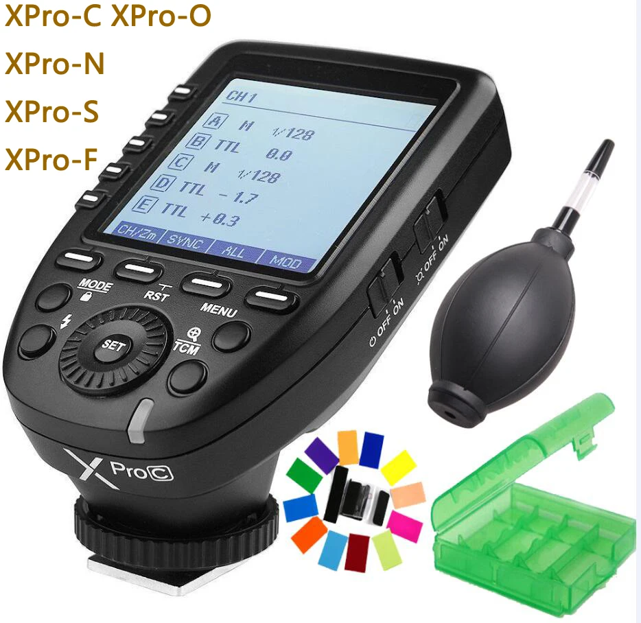 Godox Xpro-C/N/O/S/F/P 2,4G ttl вспышка беспроводной передатчик Триггер X система HSS 1/8000s для Canon Nikon sony Olympus Fuji