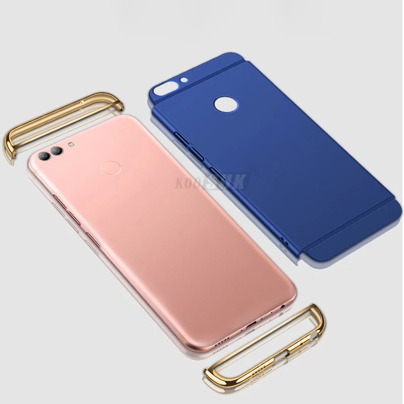 Роскошный чехол для Huawei P Smart 3 в 1 с полной защитой Ультратонкий Жесткий Чехол