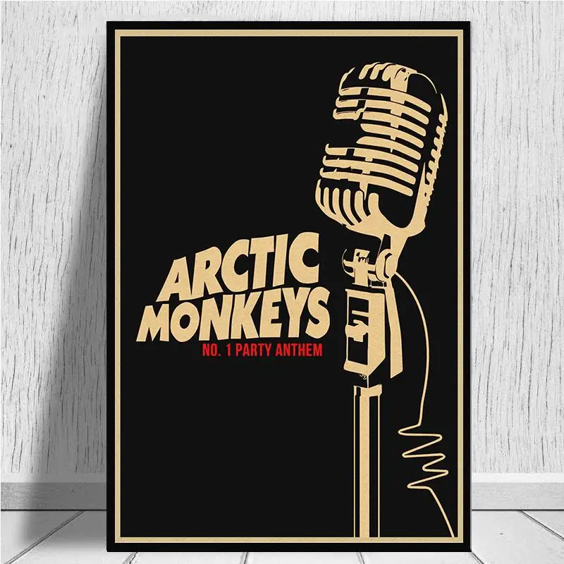 Рок Группа Arctic Monkeys крафт бумага постер настенный для дома Декор дома|Наклейки на