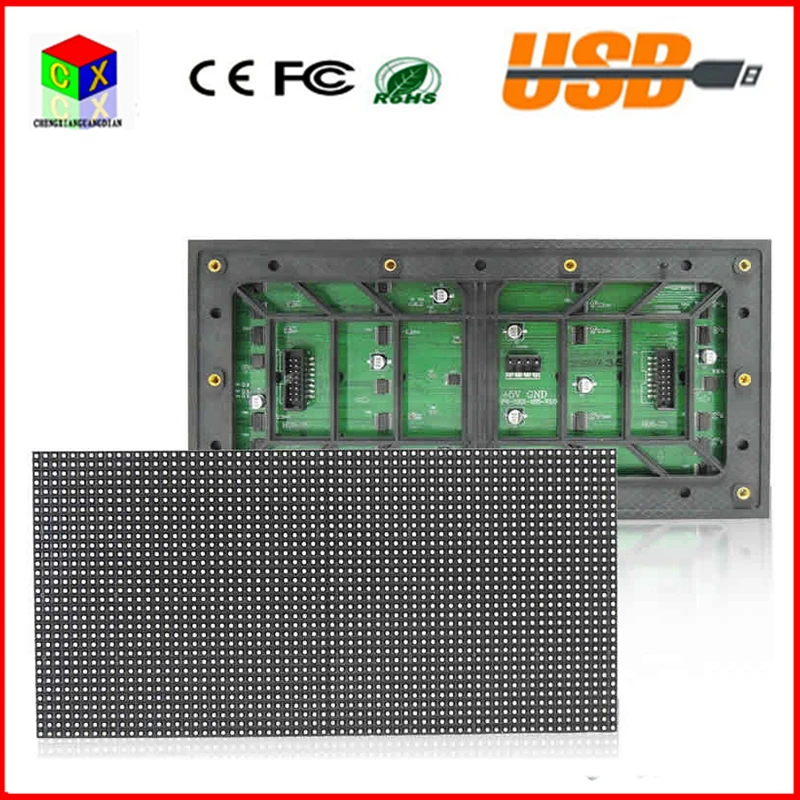 

P5 SMD2727 outdoor full color LED module 320*160mm 64*32 pixel LED rgb panel board