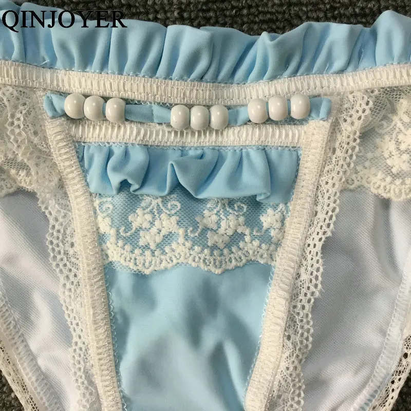 QINJOYER Sexy Micro Bikini Set Lace Up Brazilian Swimsuit Women 2019 Thong Bathing Suits Halter Mini Push Swimwear | Женская одежда
