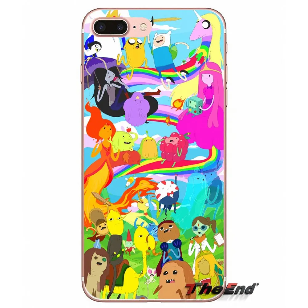 Чехол для телефона Huawei G7 G8 Ascend P7 P8 P9 Lite Honor 4C 5X 5C 6X Mate 7 8 9 Y3 Y5 Y6 II Pro adventure time collage с