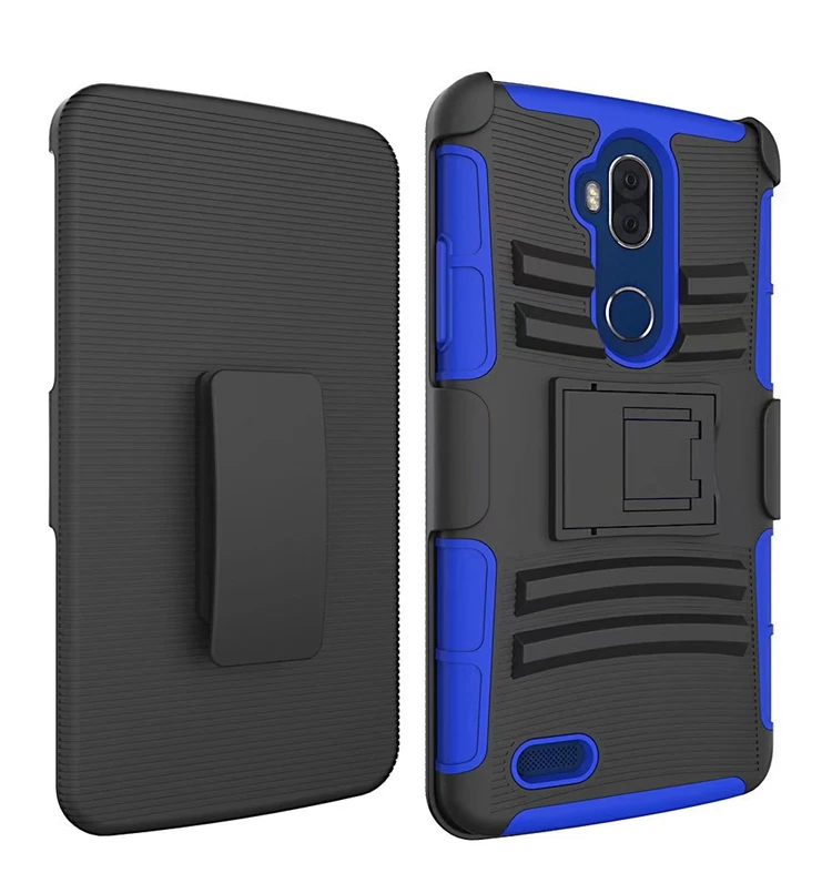 Новинка для zte Z986U/Blade Max 3 6," чехол Гибридный сверхмощный 3 в 1 военный Камуфляжный жесткий противоударный чехол с зажимом для ремня чехол-подставка
