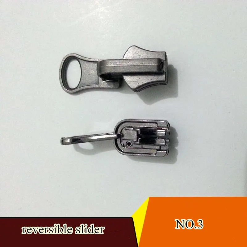 10 шт. медный слайдер на молнии № 3 автоматический замок двусторонний вращающийся