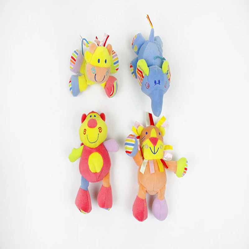 1 шт. красочные животных колокольчики многофункциональные детские игрушки