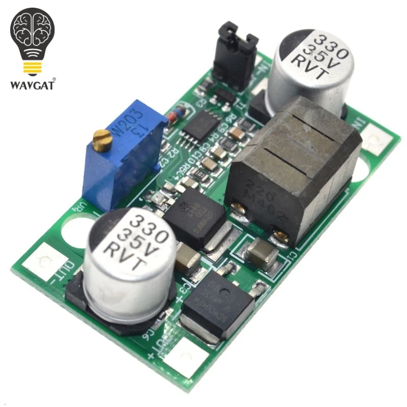 WAVGAT DC шаг вверх вниз Модуль Boost и Buck Напряжение преобразователь 5 алюминиевая