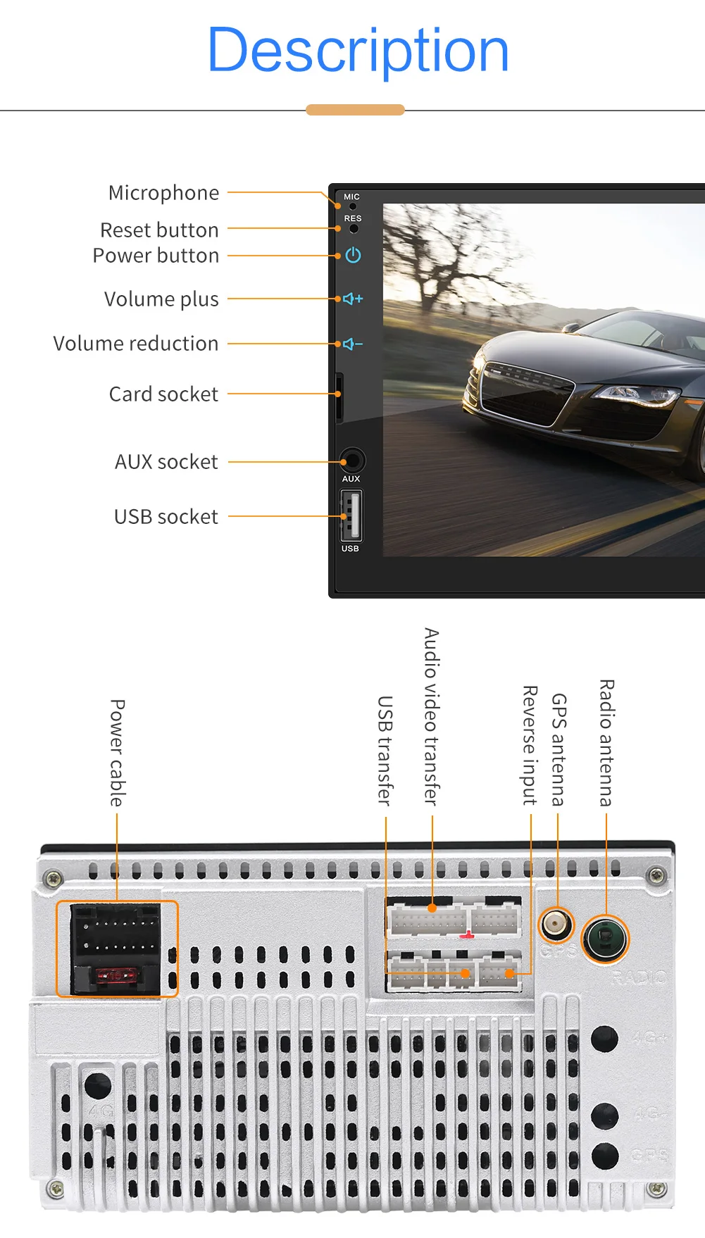 SWM радио 2 Din Android gps навигация Кассетный плеер " Mirrorlink Bluetooth рулевое колесо управление Автомобильный Аудио Стерео Авторадио