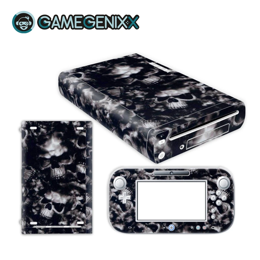 GAMEGENIXX наклейка на кожу виниловая наклейка защитная упаковка чехол для Nintendo WiiU-Skull