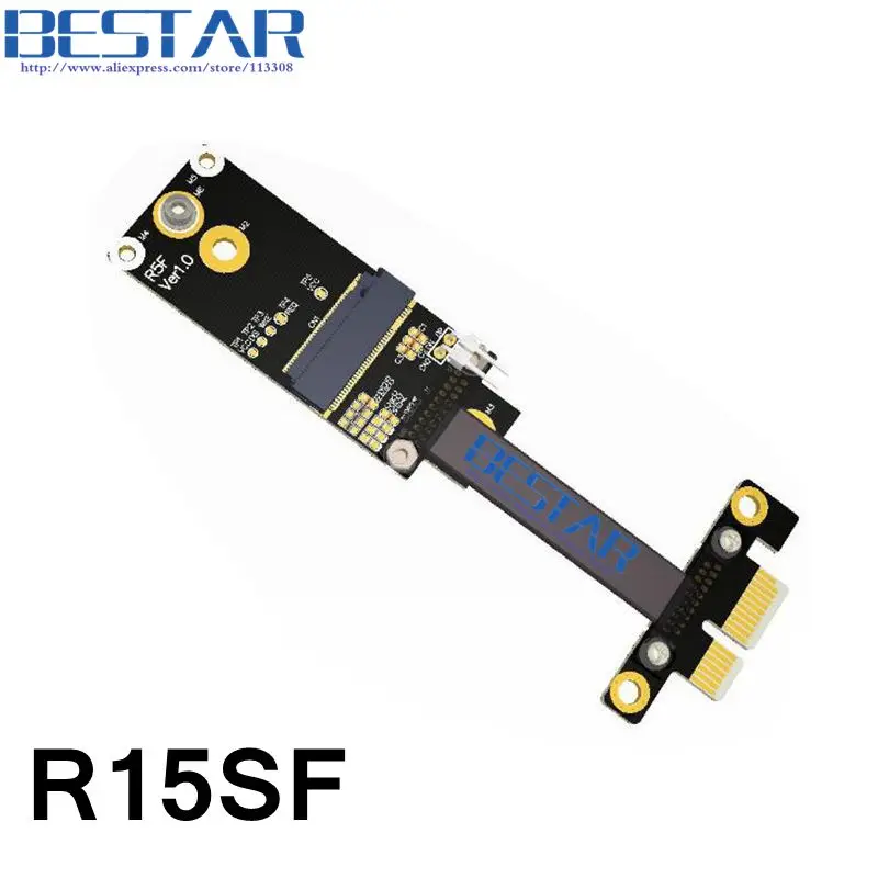 1x PCI-e PCIe x1 To M.2 A.E. key WiFi NGFF Adapter Card Riser Extender Cable 5cm-100cm 1ft 2ft 3ft Gen3.0 8Gbps | Компьютеры и офис