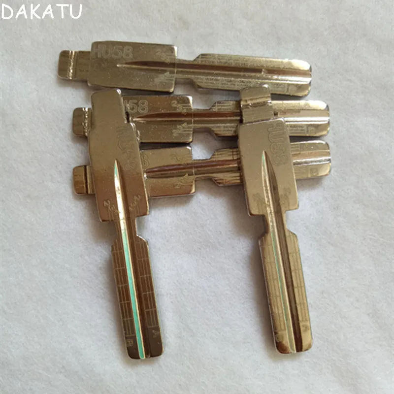 

NO.18 HU58 Engraved Line Key Blade For BMW Scale Shearing Teeth Cutting Key Blank 2 IN 1