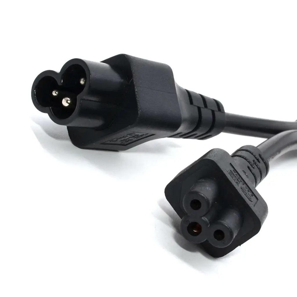 Удлинительный кабель IEC 320 C5 Female C6 Male с переключателем Micky 3Pin около 50 см 1 шт.|iec c5|iec