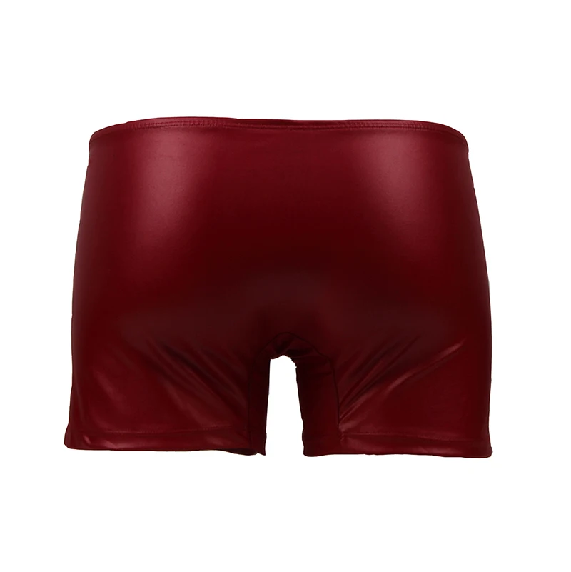 Comeondear Boxer Homme сексуальные обтягивающие шорты с застежкой "молния" кожа мужчины s XL одноцветное Мужское нижнее белье боксеры дышащие трусы мужские трусы-боксеры M069