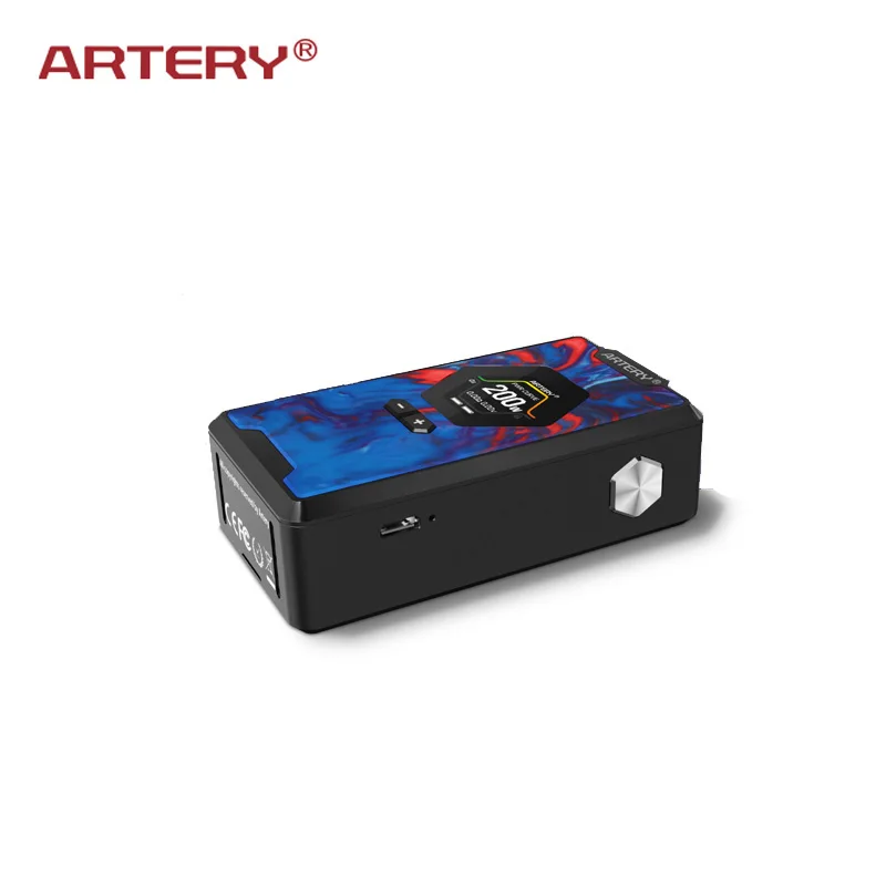 Оригинальный артерия улья TC 200 Вт коробка Vape мод питание от Двойной 18650 батареи