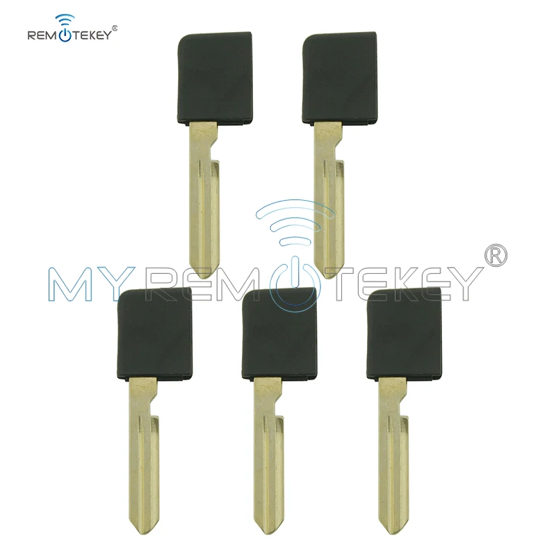 

Remtekey 5pcs NSNEK000601 Emergency key blank insert blade no chip NSN14 for NISSAN TEANA spare small uncut key blade