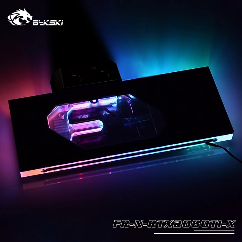 Bykski графический блок с полным покрытием для основателей RTX 2080/2080ti графическая