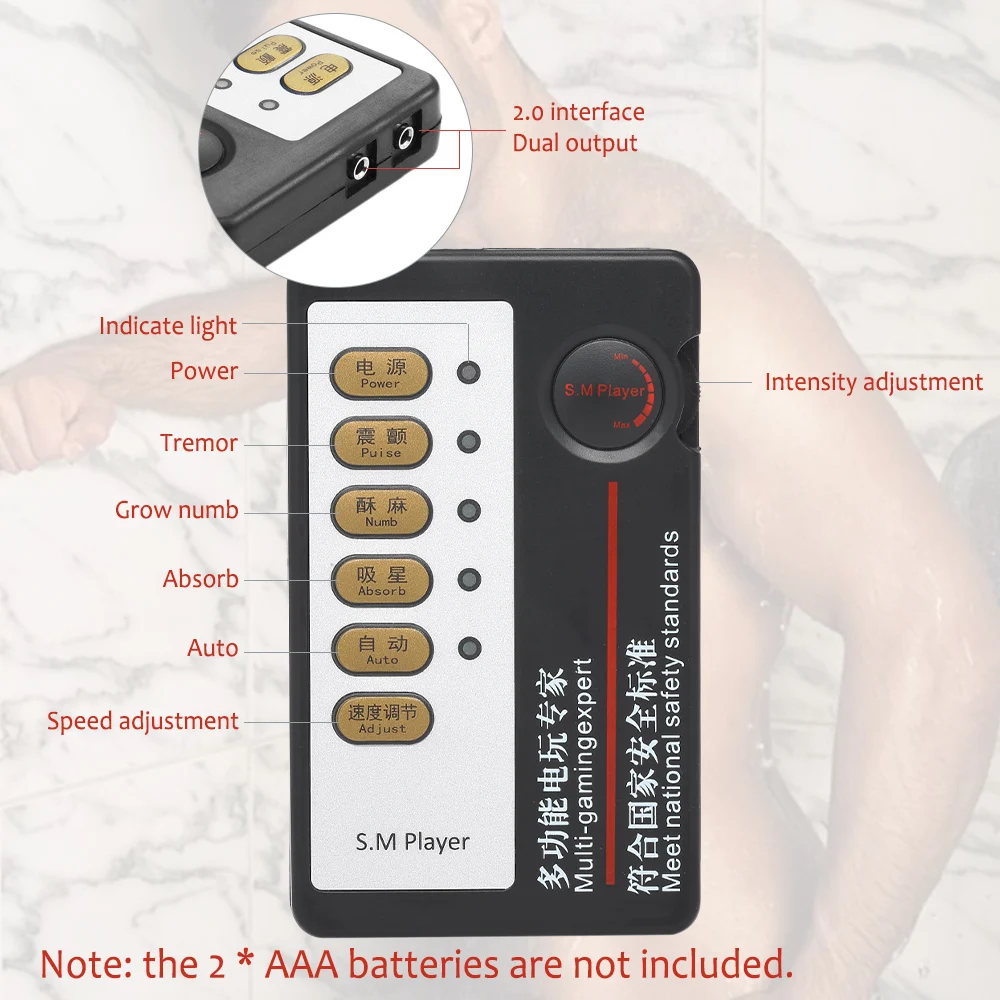 Electric Shock Pulse Therapy Massager Host Prostate 3 Sizes G-Spot Anal Plugs Vibrator Male Urethral Penis Masturbation Sex Toys |