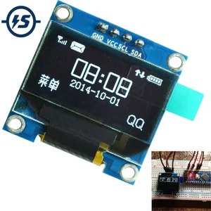 Модуль OLED дисплея для Arduino IIC 0,96 дюйма, последовательный белый IIC 128X64 I2C SSD1306 плата с ЖК-экраном GND VCC SCL SDA 0,96 дюйма Oled I2C