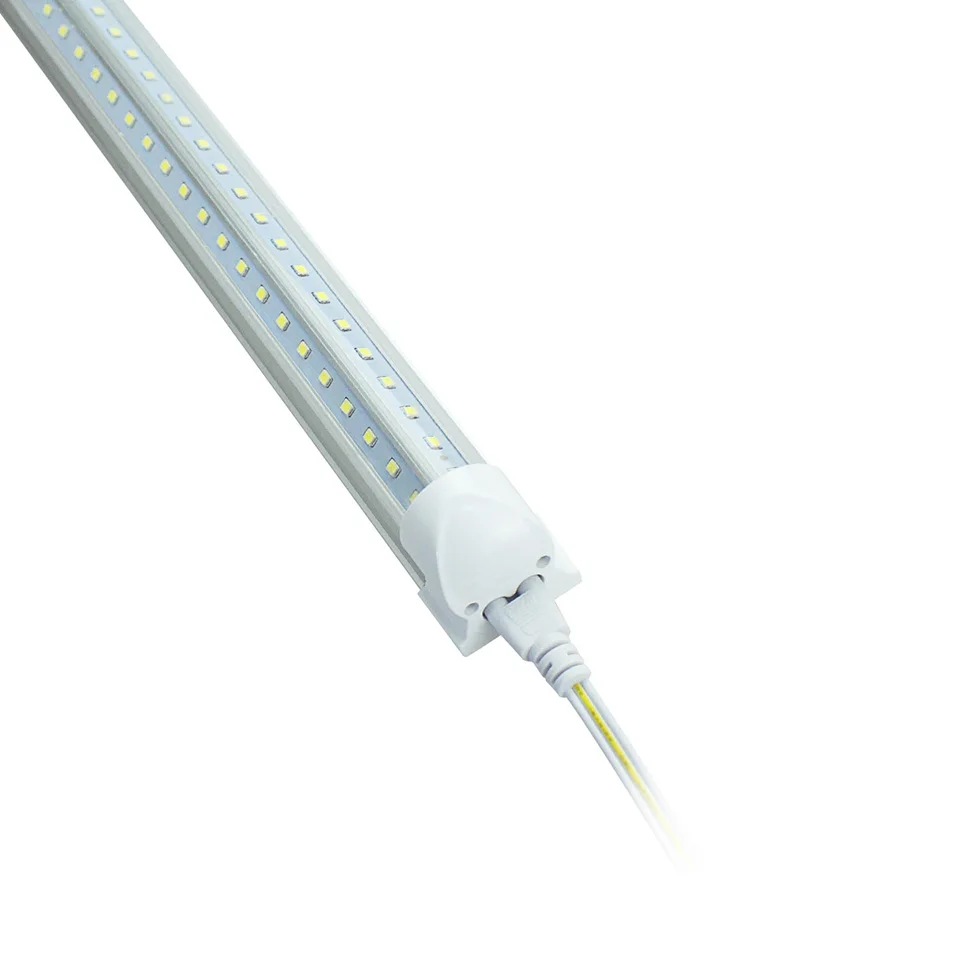 Светодиодный лампы T8 интегрированный 570 мм 20W 2FT V-Форма светодиодный светильник высокого светящего потока(в соответствие с 270 градусов Светодиодные флуоресцентные огни 2000lm 110 220v
