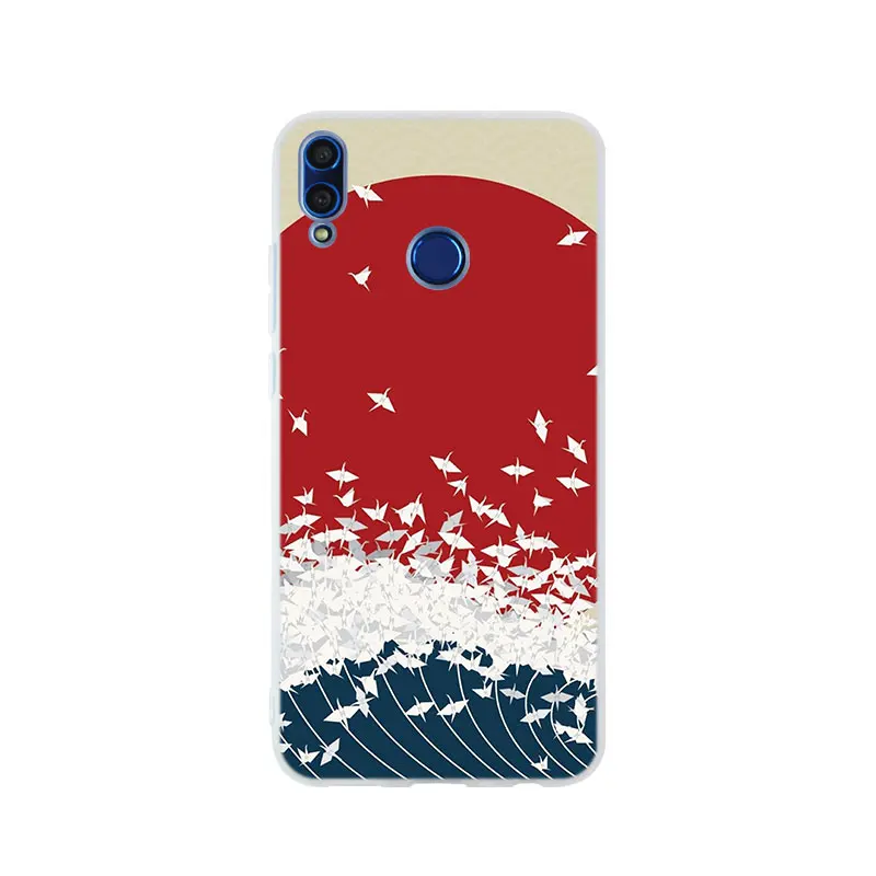 image 04 Японский стиль Япония Honor 20i 10i чехол для телефона чехол для huawei Honor 9X pro 10 9 lite 9i 8a 8X Max 8C 7X 7A Pro 6X V20 играть - Цвет: image 04