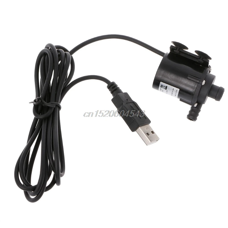Мини USB DC 12V Бесщеточный погружной мотор водяной насос для автомобильного