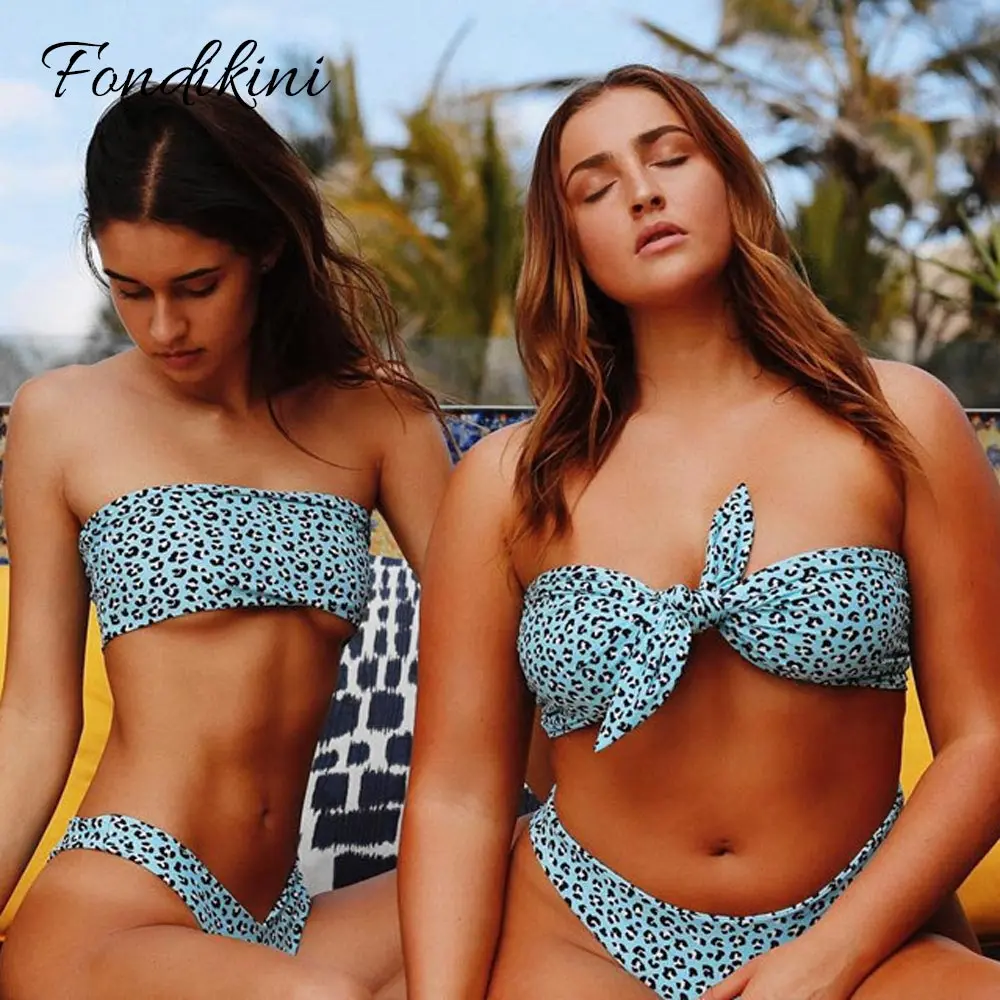 Leopard Swimsuit Women Bikinis 2019 Mujer Sexy Swimwear Female Micro Bikini Set Vintage Beachwear Maillot De Bain Femme Biquinis |