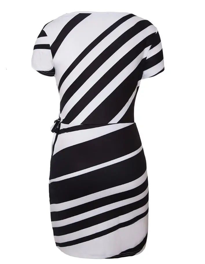 Платья на осень 2017 г. платье-карандаш в красную черную темно-синюю и белую полоску