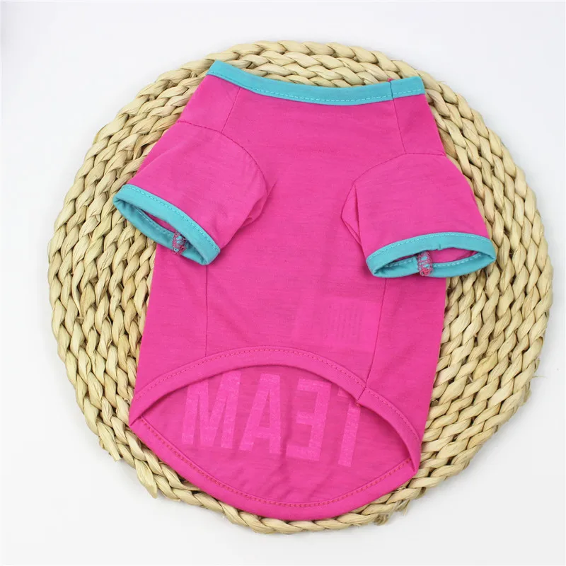 Summer Dog Clothes Poodle Yorkies Small Clothing T-shirt Pet Costume Apparel Shirt Cat tshirt Coat | Дом и сад